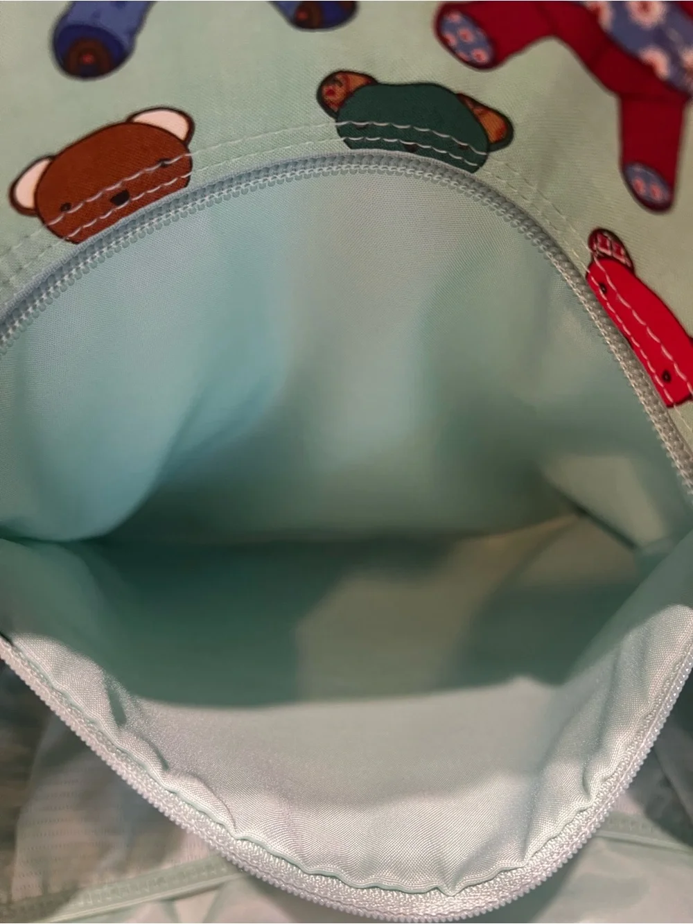 Vera Bradley Quilted Teddy Print Tote Bag Set in Mint